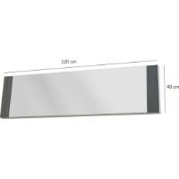 Зеркало Trendy A351 White 120x40x2cm GTR006552 фото №4 — интернет-магазин Desire.md