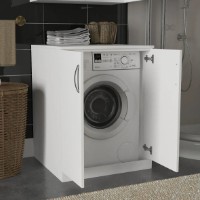 Dulap pentru masina de spalat Trendy Benito Bottom White 70x90x67cm GTR005679 imaginea #4 — magazin online Desire.md