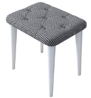 Taburet Trendy BM101 2234 Black/White 45x45x35cm GTR006668