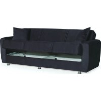 Диван Trendy Dolce 215x80x80cm Black (GTR008872) фото №3 — интернет-магазин Desire.md