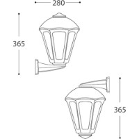 Aplică exterior Fumagalli H24240000AXE27 imaginea #2 — magazin online Desire.md