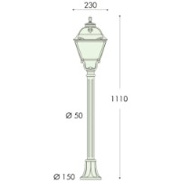 Lampa de gradină Fumagalli U23151000AXE27 imaginea #2 — magazin online Desire.md