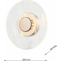 Candelabru de perete Flitz Leuchten Enzo GD FL6046-1W imaginea #3 — magazin online Desire.md