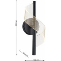 Candelabru de perete Flitz Leuchten Enzo BK FL6045-1W imaginea #3 — magazin online Desire.md