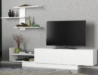 Comodă TV Trendy Egemen 180x40x32cm White (GTR006454)