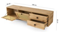 Comodă TV Trendy Hapsiyas 180 180x60x40cm (GTR000265) imaginea #6 — magazin online Desire.md