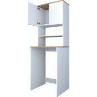Dulap pentru masina de spalat Trendy KD101 1950 Walnut/White 183.6x65x60cm GTR005304 imaginea #2 — magazin online Desire.md