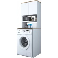 Dulap pentru masina de spalat Trendy KD101 1950 Walnut/White 183.6x65x60cm GTR005304 imaginea #5 — magazin online Desire.md