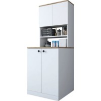 Dulap pentru masina de spalat Trendy KD102 2160 Walnut/White 183.6x72.5x70cm GTR005305 imaginea #4 — magazin online Desire.md