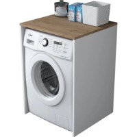 Raft pentru masina de spalat Trendy KD103 2341 Walnut/White 91.8x65x60cm GTR005302 imaginea #4 — magazin online Desire.md