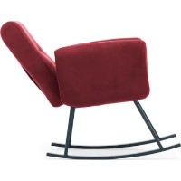 Кресло-качалка Trendy Kono Maroon 50x86x48cm GTR003718 фото №5 — интернет-магазин Desire.md