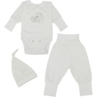 Set pentru nou-născuți Minikin 50-56cm Milky (25720150-56)