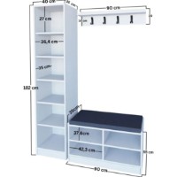 Antreu Trendy Lucas 1600-54 130x182x35cm (GTR008036) imaginea #5 — magazin online Desire.md
