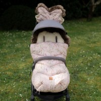 Husa de iarnă pentru copii Kikka Boo Luxury Garden Beige (31108040153) imaginea #3 — magazin online Desire.md