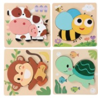 Puzzle New World Animals 4pcs (JHTOY-932-1)