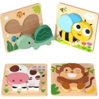 Puzzle New World Animals 4pcs (JHTOY-932-1) imaginea #2 — magazin online Desire.md