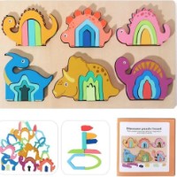 Puzzle New World Dinosaurs (JHTOY-471) imaginea #4 — magazin online Desire.md