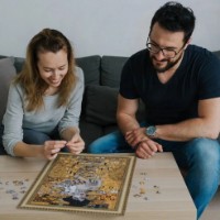 Puzzle Trefl 500 ArtFrame Puzzle: Adele Bloch-Bauer I, Gustav Klimt (37543) imaginea #2 — magazin online Desire.md