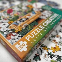 Puzzle Trefl 500 Cat Orangery (37562) imaginea #2 — magazin online Desire.md