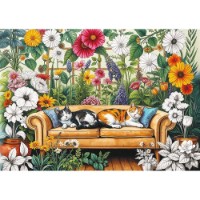 Puzzle Trefl 500 Cat Orangery (37562)
