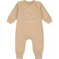Salopetă-slip pentru copii Minikin Sleep Mode: On 86cm Coffee (25450186) 