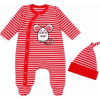 Set pentru nou-născuți Minikin 74cm Red (243020474) 