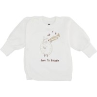 Tricou cu mânecă lungă Minikin Born To Boogie 56cm Milky (25410156)