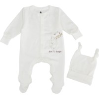 Set pentru nou-născuți Minikin Born To Boogie 62cm Milky (25470162) 