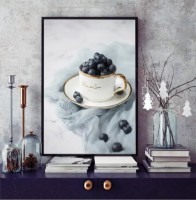 Pictură ArtShop White Cup with Berries 50x75cm (PM38-M-L)