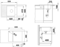 Кухонная мойка Blanco 524818 45S (524818) фото №2 — интернет-магазин Desire.md