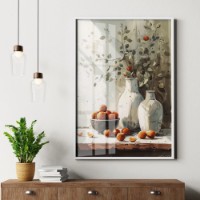 Pictură ArtShop Vase with Branches and Oranges 60x90cm (PNAT116)