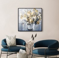 Pictură ArtShop Beige Flowers 40x40cm (PNAT50-XL)