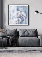Pictură ArtShop White Flowers 40x40cm (PNAT49-XL)