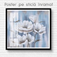 Pictură ArtShop White Flowers 40x40cm (PNAT49-XL) imaginea #2 — magazin online Desire.md