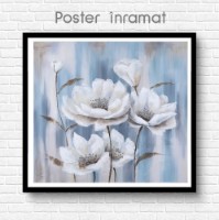 Pictură ArtShop White Flowers 80x80cm (PNAT49-M-L) imaginea #2 — magazin online Desire.md