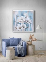 Pictură ArtShop White Flowers 40x40cm (PNAT49-XL-PL)