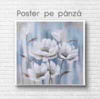 Pictură ArtShop White Flowers 80x80cm (PNAT49-M-PL) imaginea #2 — magazin online Desire.md