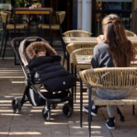 Husa de iarnă pentru copii Premaman Double Sherpa Black (PPS4E5-CCC-UNQ) imaginea #2 — magazin online Desire.md