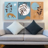 Pictură ArtShop Boho Style Triptych 30x45cm (SET433)
