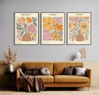 Pictură ArtShop Abstract Flowers Triptych 40x60cm (SET406-M-L)