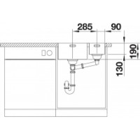 Chiuvetă de bucătărie Blanco Andano 340/180-IF (522975) imaginea #5 — magazin online Desire.md