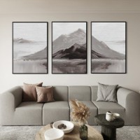 Pictură ArtShop Brown Mountain Triptych 60x90cm (SET407-MM-L)