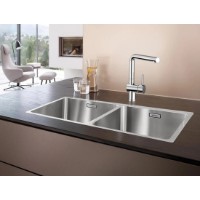 Кухонная мойка Blanco Andano 400/400-IF (522985) фото №2 — интернет-магазин Desire.md