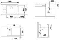 Chiuvetă de bucătărie Blanco Andano XL 6S-IF (523002) imaginea #3 — magazin online Desire.md