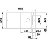 Кухонная мойка Blanco Axia III 5S (523219) фото №2 — интернет-магазин Desire.md