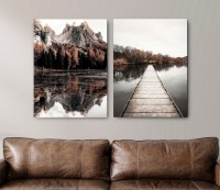 Pictură ArtShop Autumn Landscape Diptych 60x90cm (SET276-XL-L)
