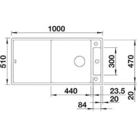 Chiuvetă de bucătărie Blanco Axia III XL 6S (527235) imaginea #2 — magazin online Desire.md