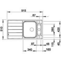 Chiuvetă de bucătărie Blanco Axis III 5S-IF (522103) imaginea #4 — magazin online Desire.md
