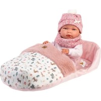 Păpușa Llorens Nica Recien Nacida Saquito Rosa (73826)