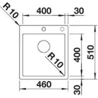 Chiuvetă de bucătărie Blanco Claron 400-IF/A (523392) imaginea #3 — magazin online Desire.md